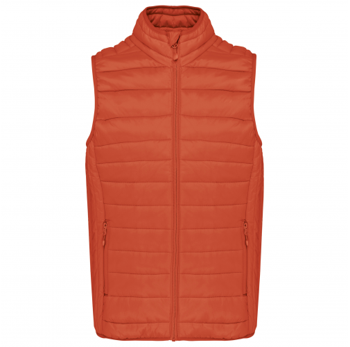 burnt ochre Chaleco acolchado y ligero hombre