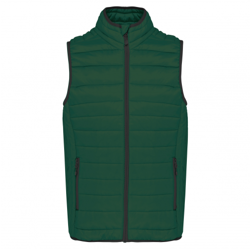 forest green Chaleco acolchado y ligero hombre