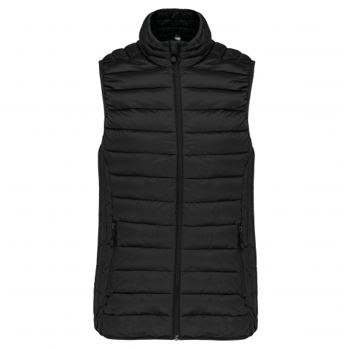 black Chaleco acolchado y ligero mujer