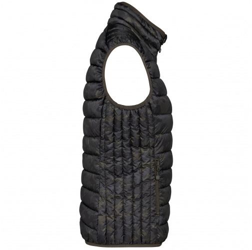 jungle camo Chaleco acolchado y ligero mujer