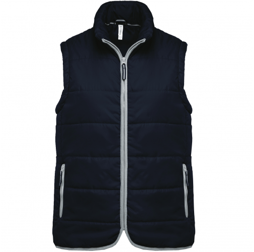 navy Chaleco acolchado