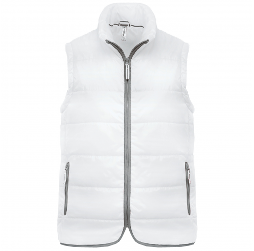 white Chaleco acolchado
