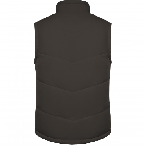 dark grey Chaleco acolchado con forro de polar