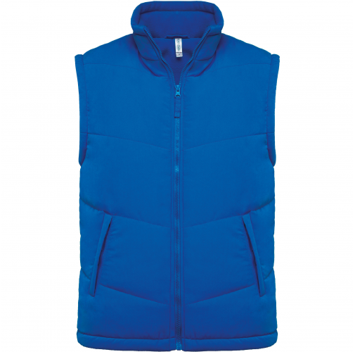 light royal blue Chaleco acolchado con forro de polar