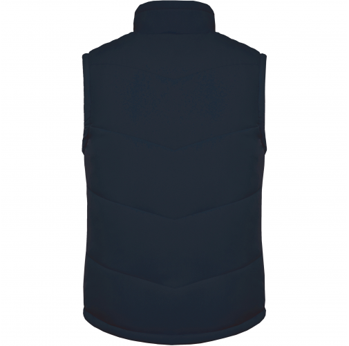 navy Chaleco acolchado con forro de polar