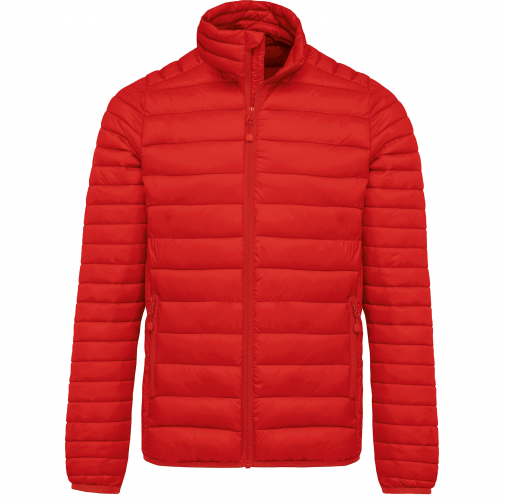 red Chaqueta acolchada y ligera hombre