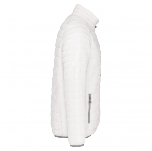 white Chaqueta acolchada y ligera hombre