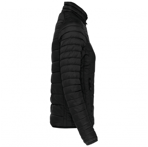 black Chaqueta acolchada y ligera mujer