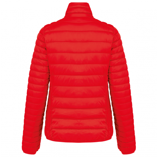 red Chaqueta acolchada y ligera mujer