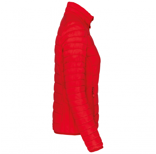 red Chaqueta acolchada y ligera mujer