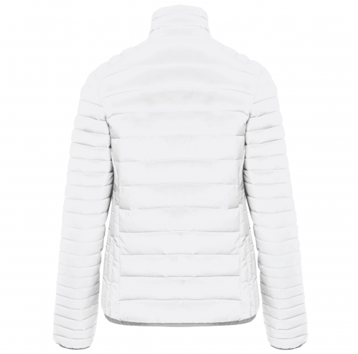 white Chaqueta acolchada y ligera mujer