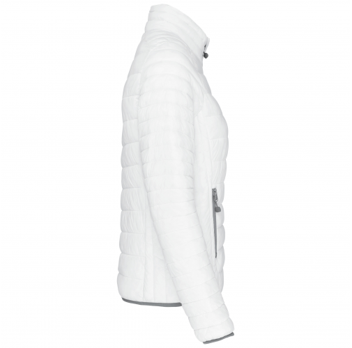white Chaqueta acolchada y ligera mujer