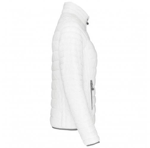 white Chaqueta acolchada y ligera mujer