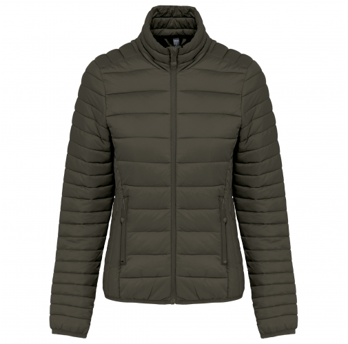 dark khaki Chaqueta acolchada y ligera mujer