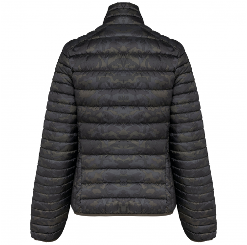 jungle camo Chaqueta acolchada y ligera mujer