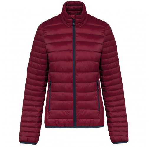 wine Chaqueta acolchada y ligera mujer