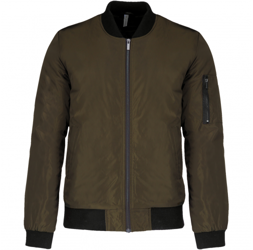 deep khaki Cazadora bomber hombre