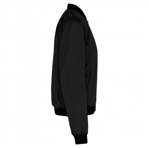 black Cazadora bomber mujer