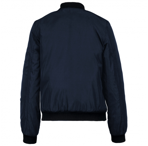 navy Cazadora bomber mujer
