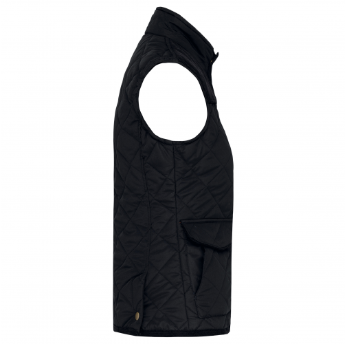 black Chaleco acolchado rombos mujer