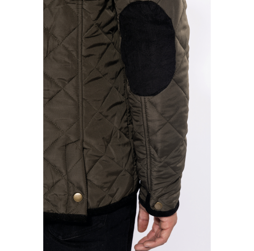 Chaqueta acolchada rombos hombre