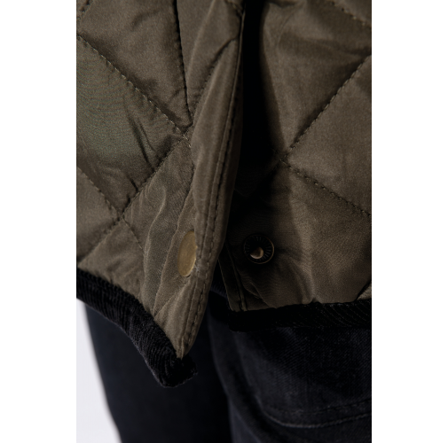 Chaqueta acolchada rombos hombre