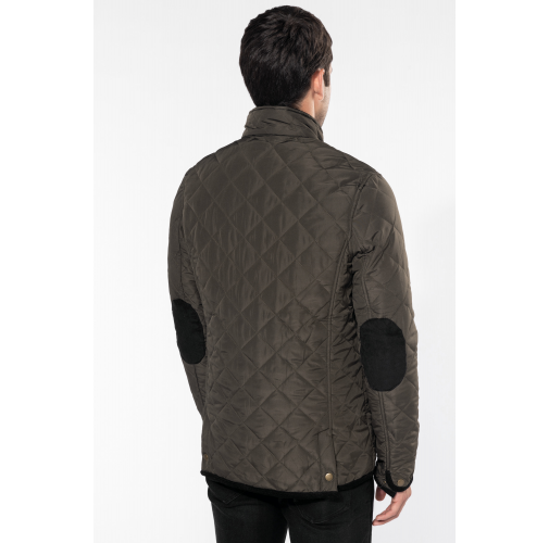 Chaqueta acolchada rombos hombre
