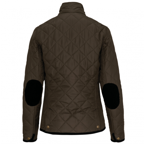 mossy green / black Chaqueta acolchada rombos hombre