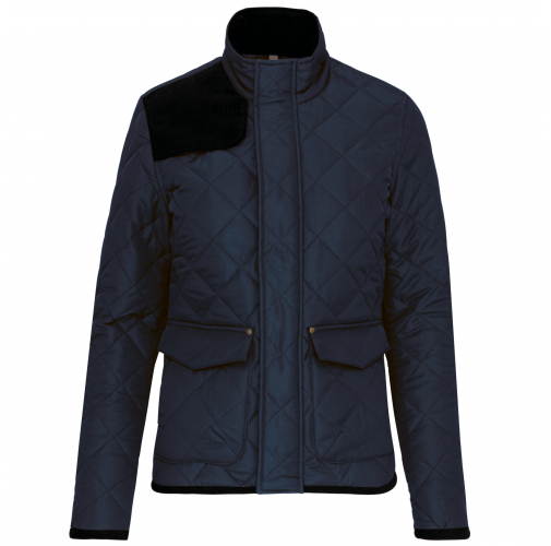 navy / black Chaqueta acolchada rombos hombre