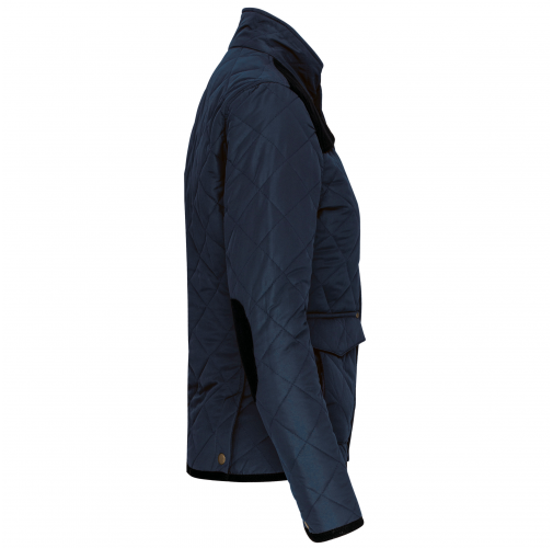 navy / black Chaqueta acolchada rombos hombre