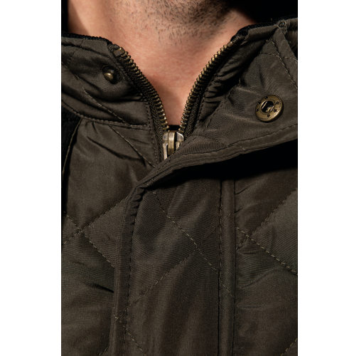 Chaqueta acolchada rombos hombre