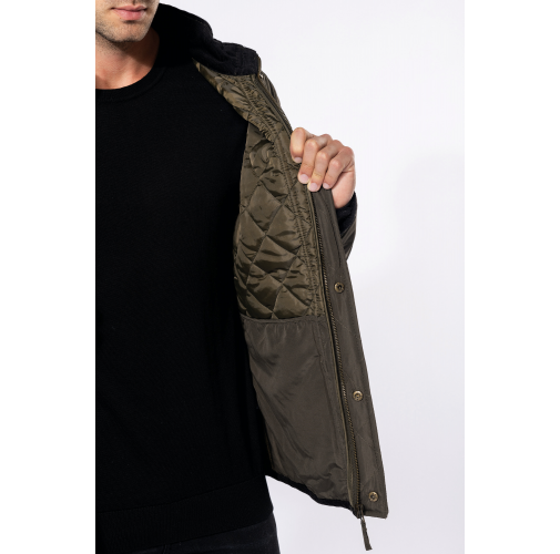Chaqueta acolchada rombos hombre