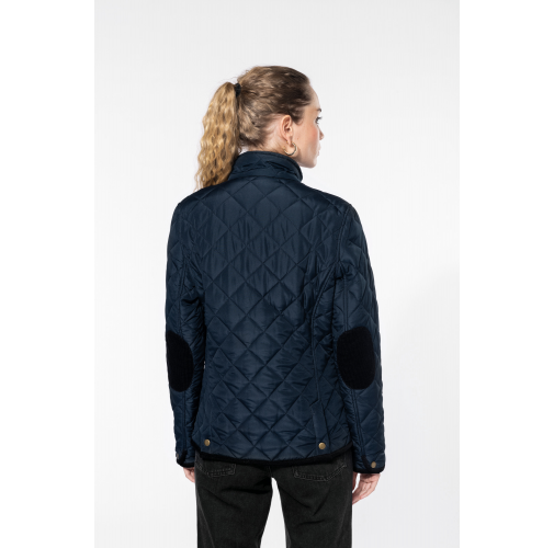 Chaqueta acolchada rombos mujer
