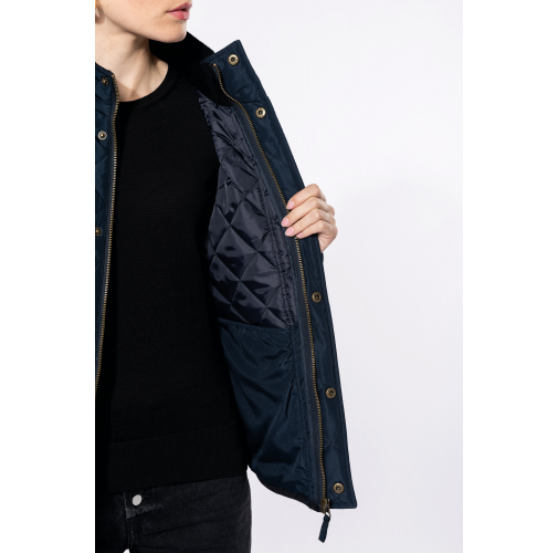 Chaqueta acolchada rombos mujer