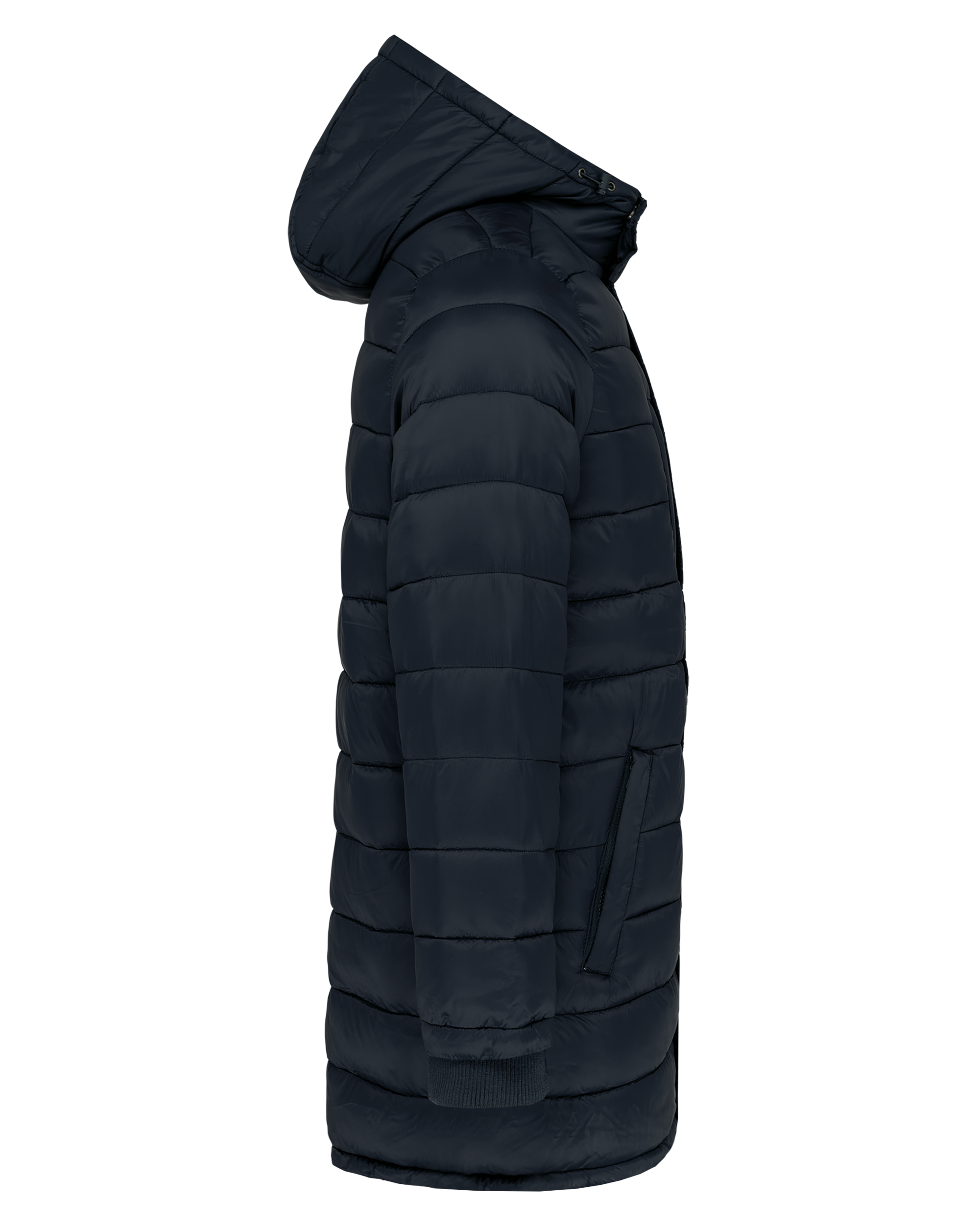 Parka ligera acolchada con capucha para hombre