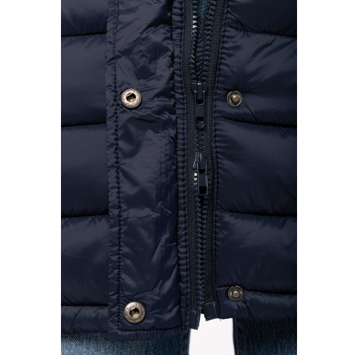 Parka ligera acolchada con capucha para mujer