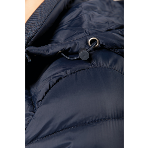 Parka ligera acolchada con capucha para mujer