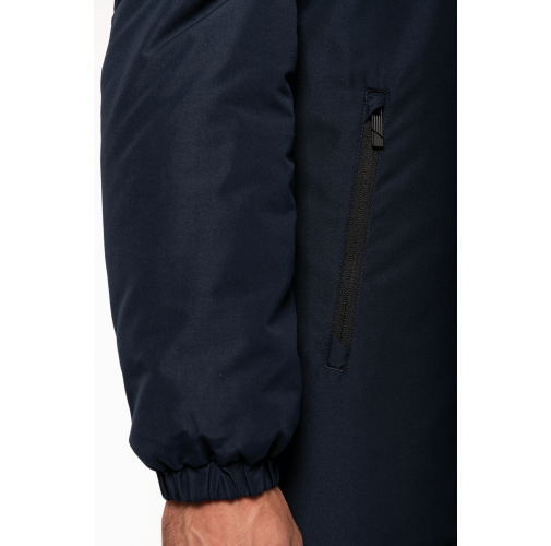 Parka con capucha reciclada unisex