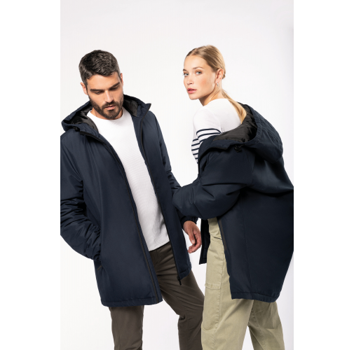 Parka con capucha reciclada unisex