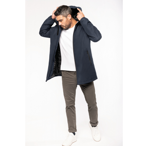 Parka con capucha reciclada unisex