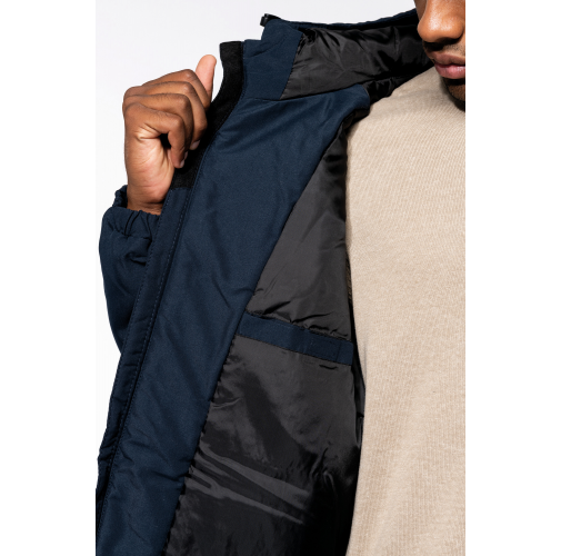 Parka con capucha reciclada unisex