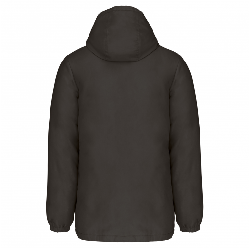 dark grey Parka con capucha reciclada unisex