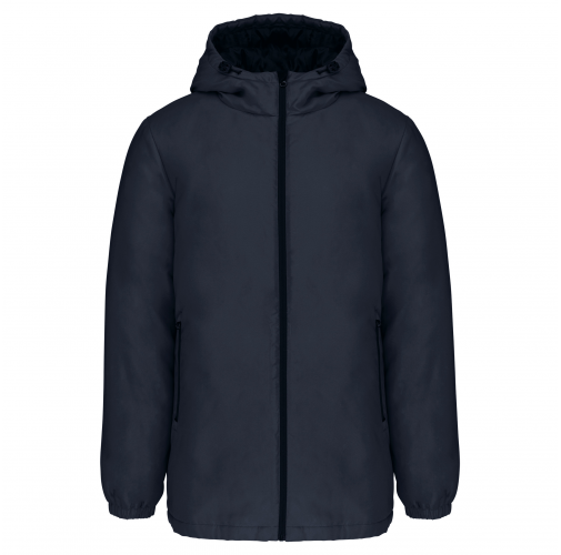 navy Parka con capucha reciclada unisex