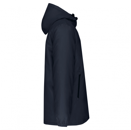 navy Parka con capucha reciclada unisex