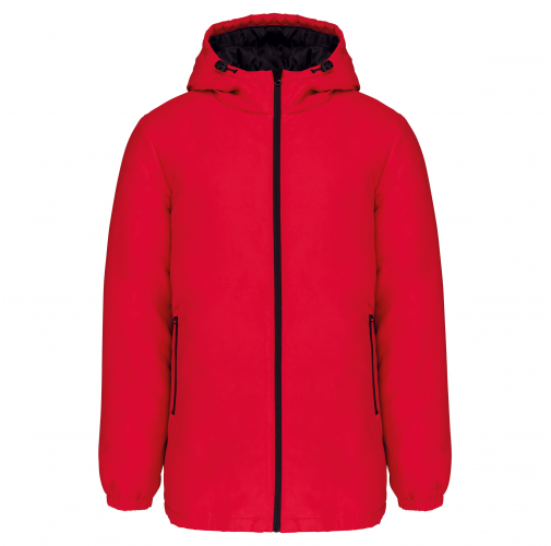 red Parka con capucha reciclada unisex
