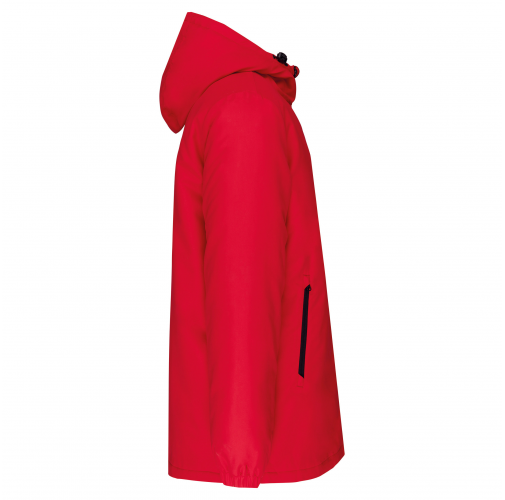 red Parka con capucha reciclada unisex