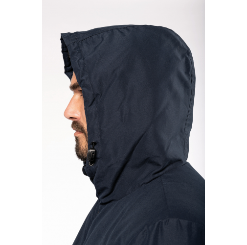 Parka con capucha reciclada unisex