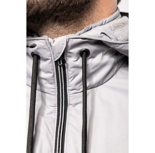 Chaqueta con capucha y forro de micropolar - Unisex