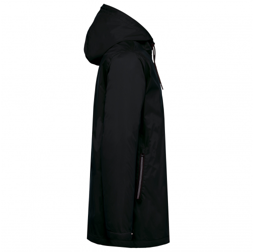 black Chaqueta con capucha y forro de micropolar - Unisex