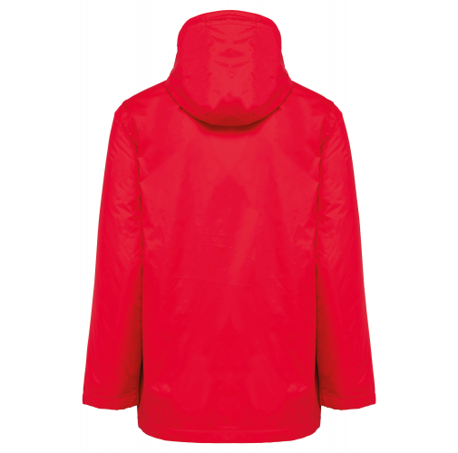 red Chaqueta con capucha y forro de micropolar - Unisex
